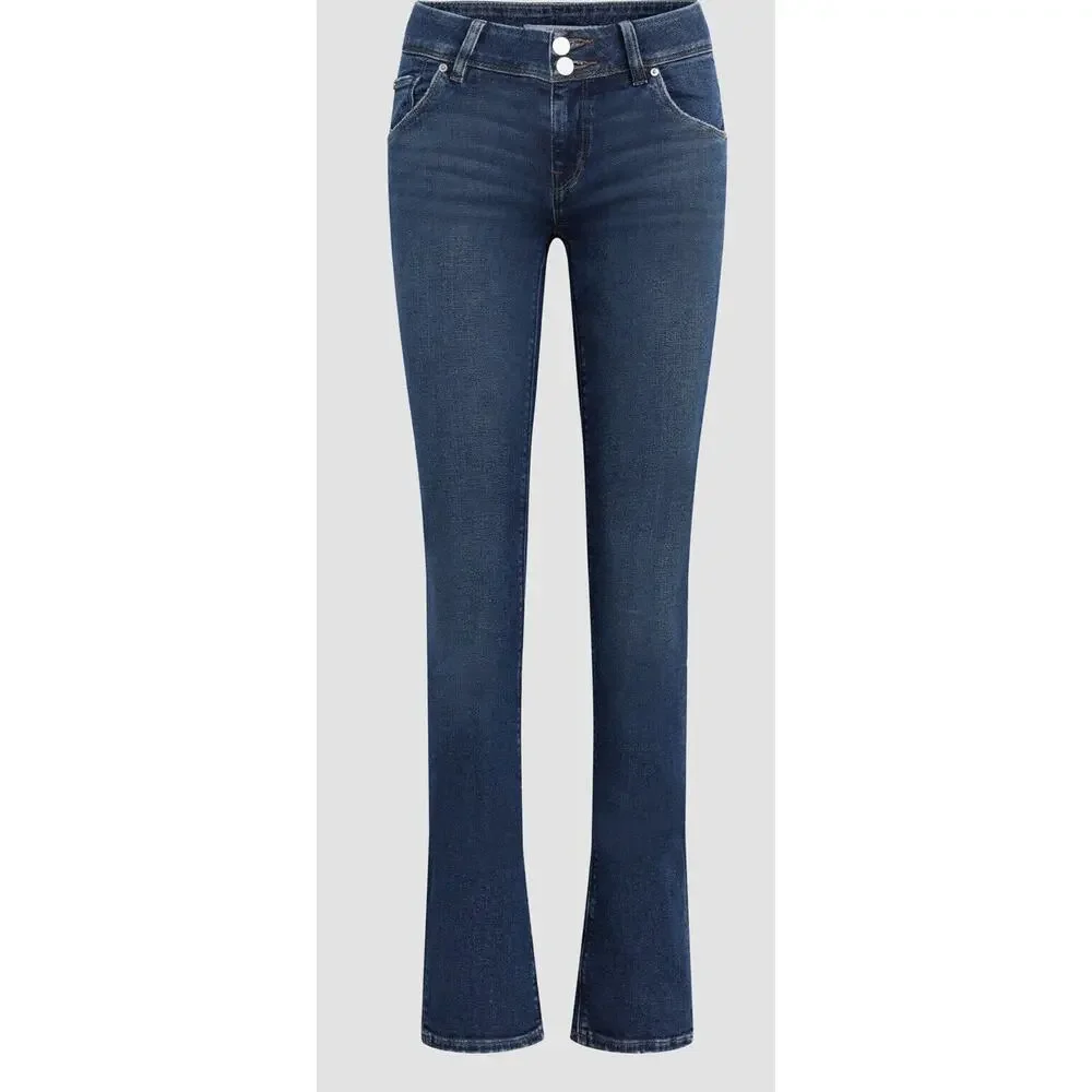 HUDSON Beth Mid-Rise Baby Bootcut Jean Womens Size 24 Medium Denim Blue - Picture 3 of 11